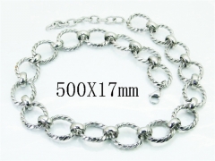 Stainless Steel Jewelry Wholesale - Stainless Steel Necklaces - HY21N0246IME