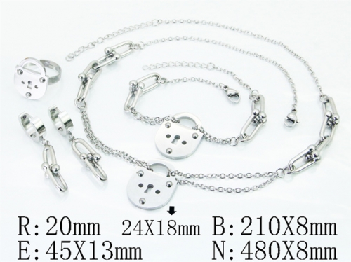 Stainless Steel Jewelry Wholesale - Stainless Steel Jewelry Sets - HY50S0825IKA