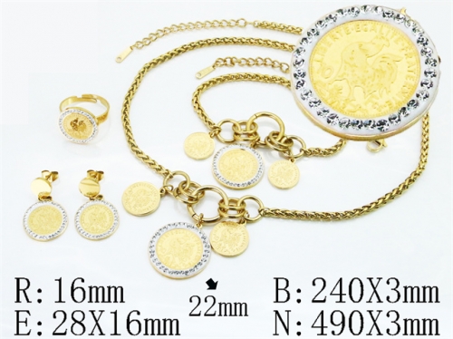 Stainless Steel Jewelry Wholesale - Stainless Steel Jewelry Sets - HY50S0855IOZ