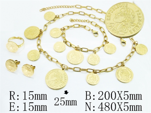 Stainless Steel Jewelry Wholesale - Stainless Steel Jewelry Sets - HY50S0854IOX