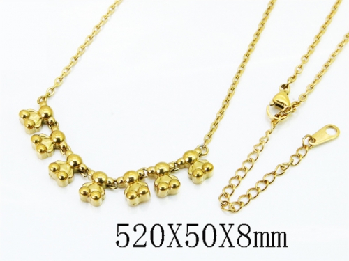 Stainless Steel Jewelry Wholesale - Stainless Steel Necklaces - HY90N0346HMB