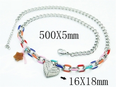 Stainless Steel Jewelry Wholesale - Stainless Steel Necklaces - HY21N0255HND