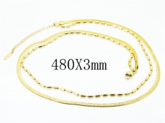 Stainless Steel Jewelry Wholesale - Stainless Steel Necklaces - HY80N1112NL