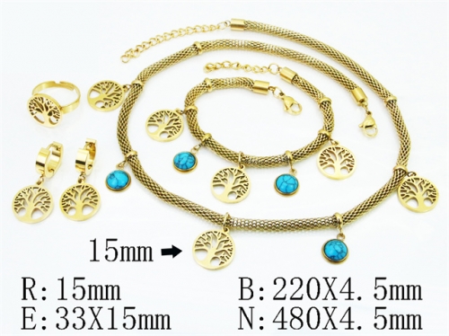 Stainless Steel Jewelry Wholesale - Stainless Steel Jewelry Sets - HY50S0843IOE