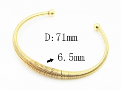 Stainless Steel Jewelry Wholesale - Stainless Steel Bangles - HY30B0425SOL