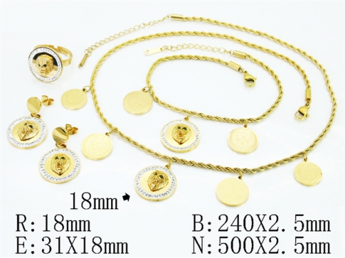 Stainless Steel Jewelry Wholesale - Stainless Steel Jewelry Sets - HY50S0829IOE
