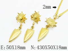 Stainless Steel Jewelry Wholesale - Stainless Steel Jewelry Sets - HY92S0317HLT