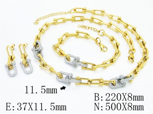Stainless Steel Jewelry Wholesale - Stainless Steel Jewelry Sets - HY50S0811MOD