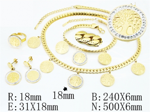 Stainless Steel Jewelry Wholesale - Stainless Steel Jewelry Sets - HY50S0846IOY