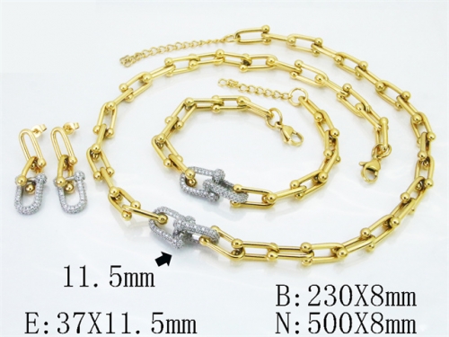Stainless Steel Jewelry Wholesale - Stainless Steel Jewelry Sets - HY50S0810LIX