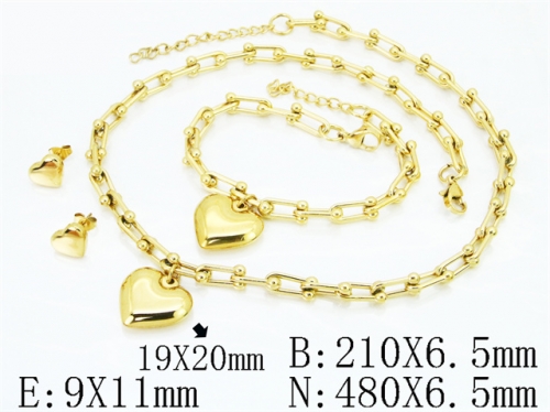 Stainless Steel Jewelry Wholesale - Stainless Steel Jewelry Sets - HY50S0822JIB