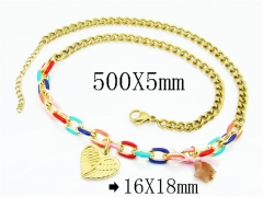 Stainless Steel Jewelry Wholesale - Stainless Steel Necklaces - HY21N0267IFF