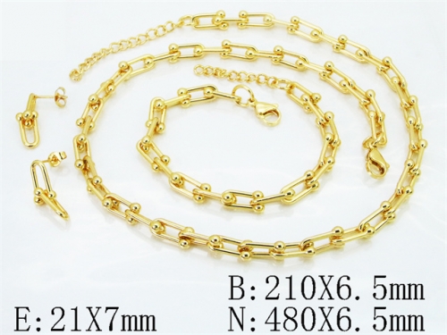 Stainless Steel Jewelry Wholesale - Stainless Steel Jewelry Sets - HY50S0819JSS