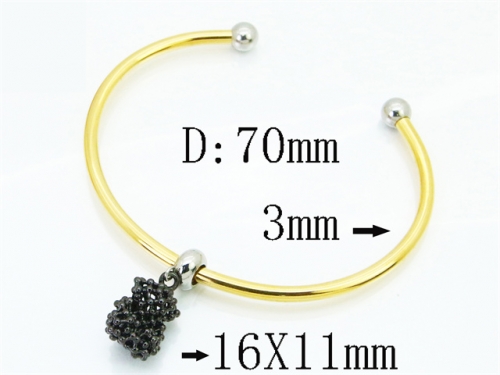 Stainless Steel Jewelry Wholesale - Stainless Steel Bangles - HY90B0769HPY