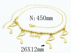 Stainless Steel Jewelry Wholesale - Stainless Steel Necklaces - HY92N0263OR