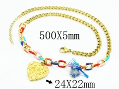 Stainless Steel Jewelry Wholesale - Stainless Steel Necklaces - HY21N0270IAA