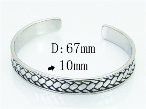 Stainless Steel Jewelry Wholesale - Stainless Steel Bangles - HY72B0105IIT