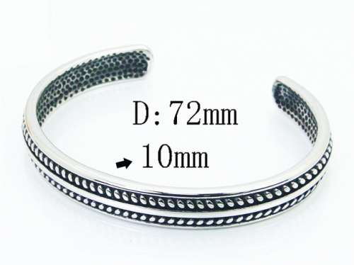 Stainless Steel Jewelry Wholesale - Stainless Steel Bangles - HY72B0104IIU