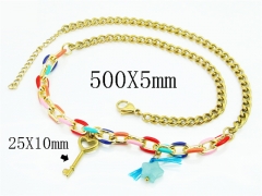 Stainless Steel Jewelry Wholesale - Stainless Steel Necklaces - HY21N0271IRR