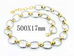 Stainless Steel Jewelry Wholesale - Stainless Steel Necklaces - HY21N0247IPE