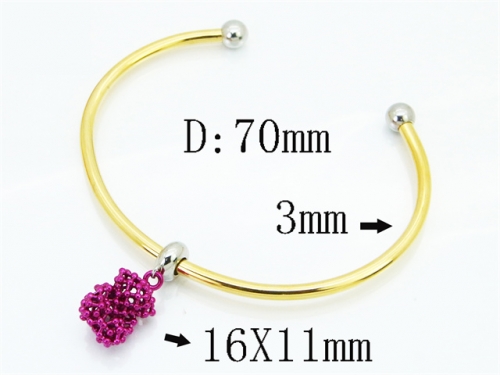 Stainless Steel Jewelry Wholesale - Stainless Steel Bangles - HY90B0775HPW