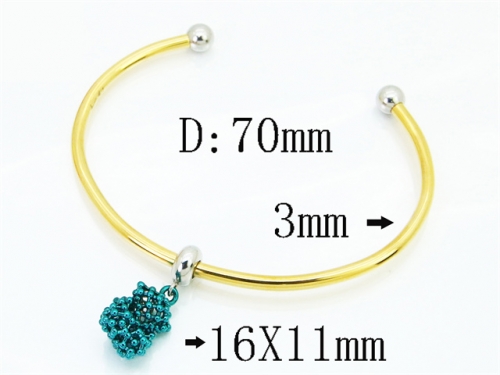 Stainless Steel Jewelry Wholesale - Stainless Steel Bangles - HY90B0771HPR