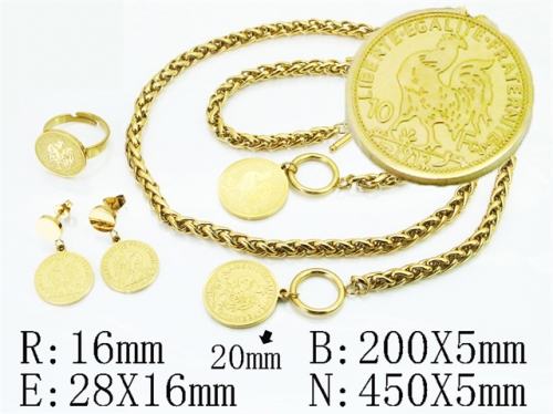 Stainless Steel Jewelry Wholesale - Stainless Steel Jewelry Sets - HY50S0857IOS