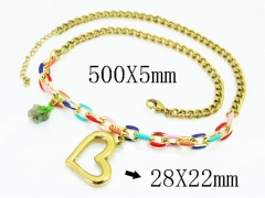 Stainless Steel Jewelry Wholesale - Stainless Steel Necklaces - HY21N0260IBB