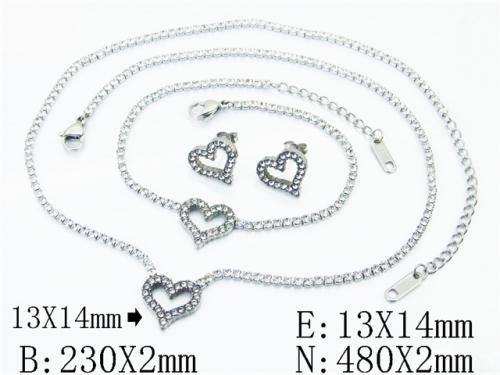 Stainless Steel Jewelry Wholesale - Stainless Steel Jewelry Sets - HY59S2670IWL