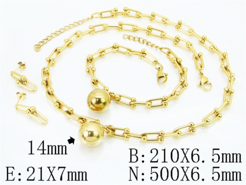 Stainless Steel Jewelry Wholesale - Stainless Steel Jewelry Sets - HY50S0821JIF