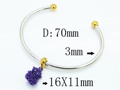 Stainless Steel Jewelry Wholesale - Stainless Steel Bangles - HY90B0763HNU