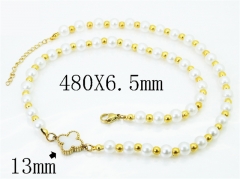 Stainless Steel Jewelry Wholesale - Stainless Steel Necklaces - HY80N1111PD