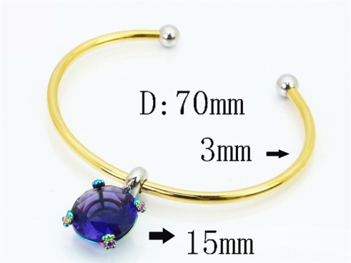 Stainless Steel Jewelry Wholesale - Stainless Steel Bangles - HY90B0728HPT