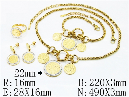 Stainless Steel Jewelry Wholesale - Stainless Steel Jewelry Sets - HY50S0841IOQ