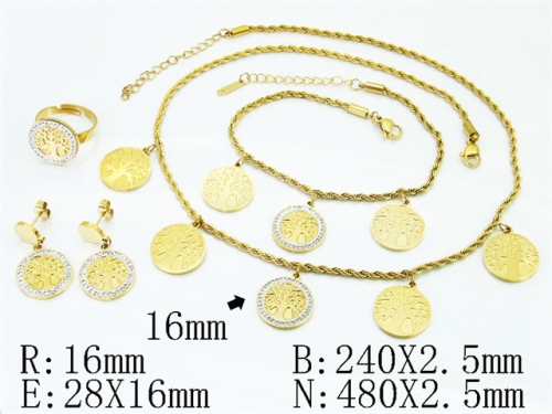 Stainless Steel Jewelry Wholesale - Stainless Steel Jewelry Sets - HY50S0838IOD