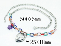 Stainless Steel Jewelry Wholesale - Stainless Steel Necklaces - HY21N0252HNE
