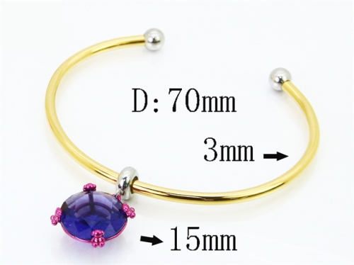 Stainless Steel Jewelry Wholesale - Stainless Steel Bangles - HY90B0736HPA
