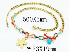 Stainless Steel Jewelry Wholesale - Stainless Steel Necklaces - HY21N0266IGG
