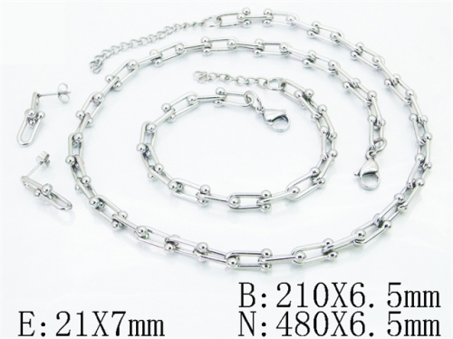 Stainless Steel Jewelry Wholesale - Stainless Steel Jewelry Sets - HY50S0818IOR