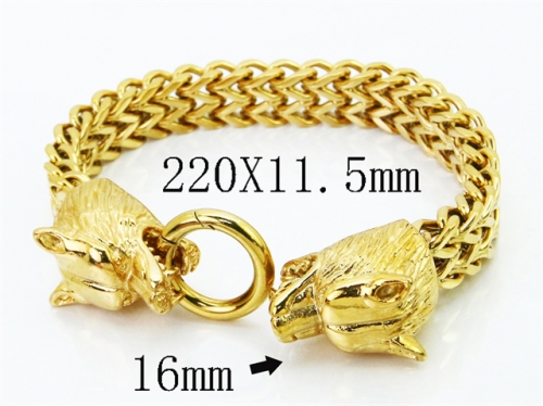 Stainless Steel Jewelry Wholesale - Stainless Steel Bracelets - HY28B0324JMY