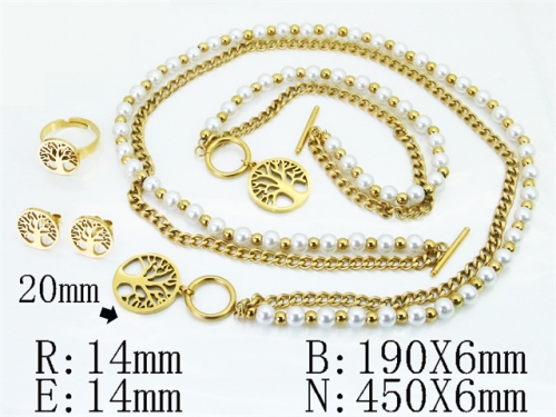 Stainless Steel Jewelry Wholesale - Stainless Steel Jewelry Sets - HY50S0847IOU