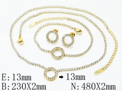Stainless Steel Jewelry Wholesale - Stainless Steel Jewelry Sets - HY59S2673IIL
