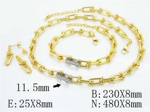 Stainless Steel Jewelry Wholesale - Stainless Steel Jewelry Sets - HY50S0817JMX