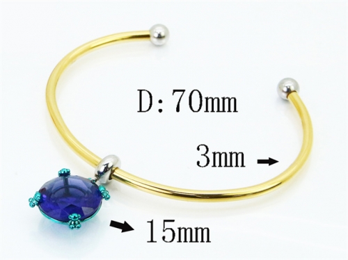 Stainless Steel Jewelry Wholesale - Stainless Steel Bangles - HY90B0732HPQ