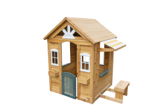 Outdoor Solid Wood Playhouse