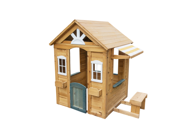 Outdoor Solid Wood Playhouse
