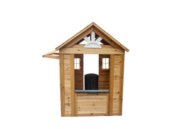 Outdoor Solid Wood Playhouse