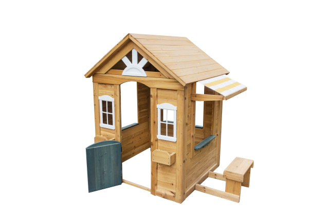 Outdoor Solid Wood Playhouse