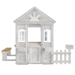 Cubby House in White