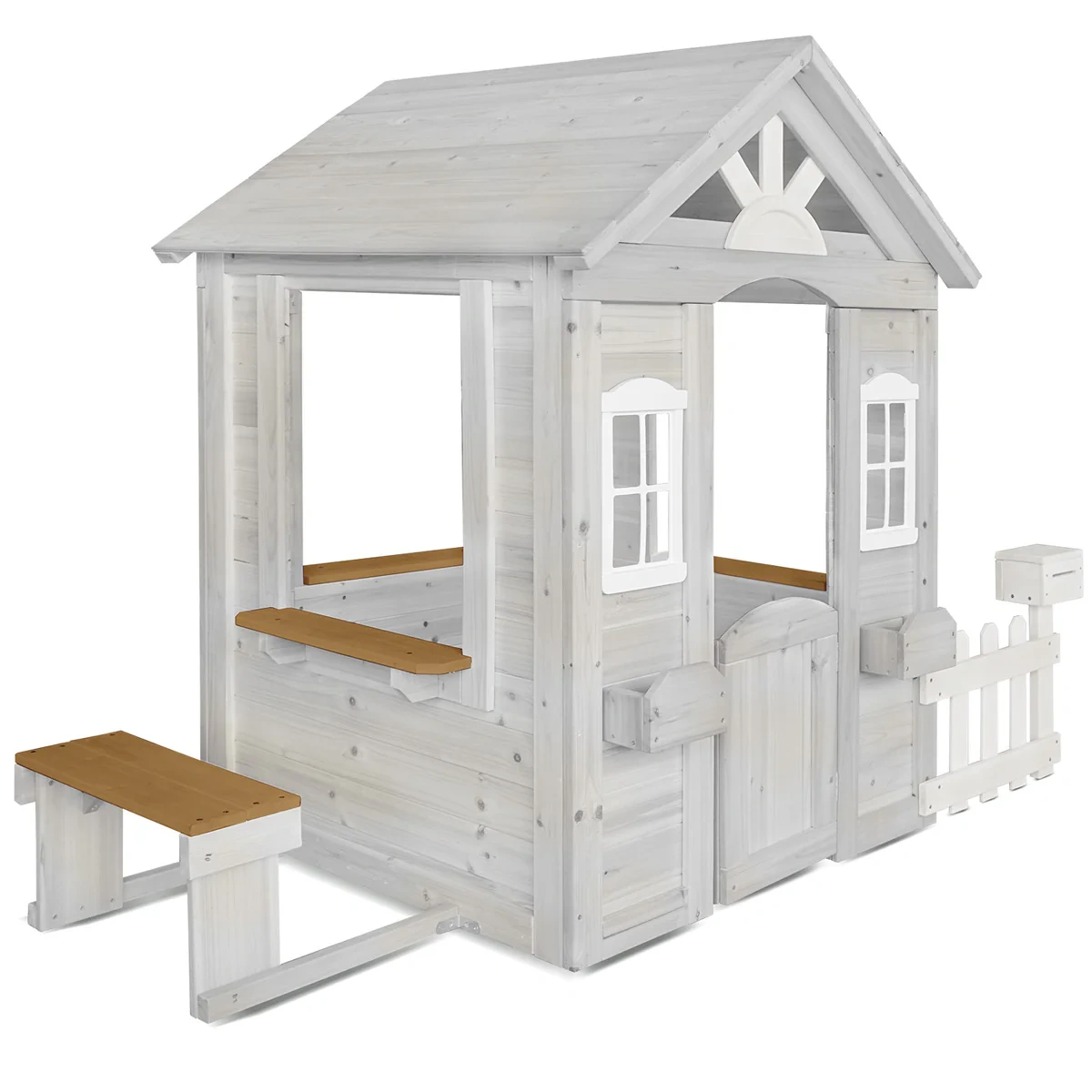 Cubby House in White
